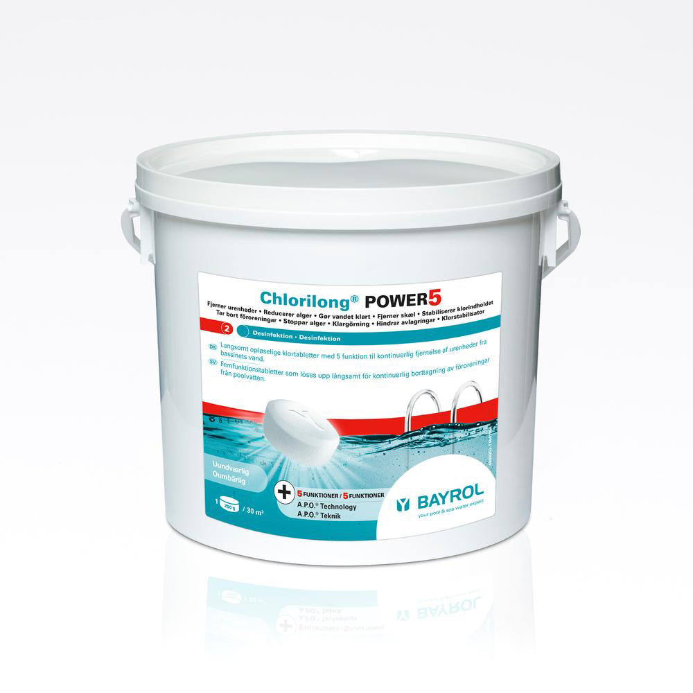 Bayrol Chlorilong Power 5 -tabletit 250 g, 5 kg
